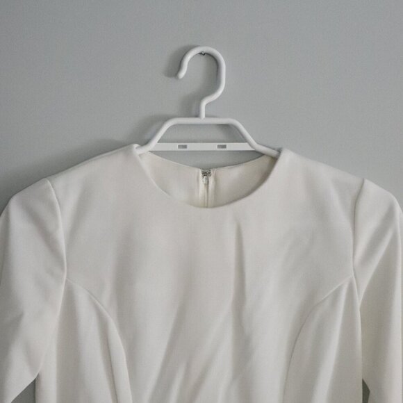 BNWOT Vintage Women's XS White Union 70's Winter Wedding w Hood Maxi Dress Gown - Picture 5 of 16